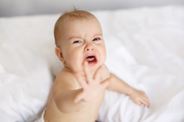 Frustrated Baby Expressing Discontent